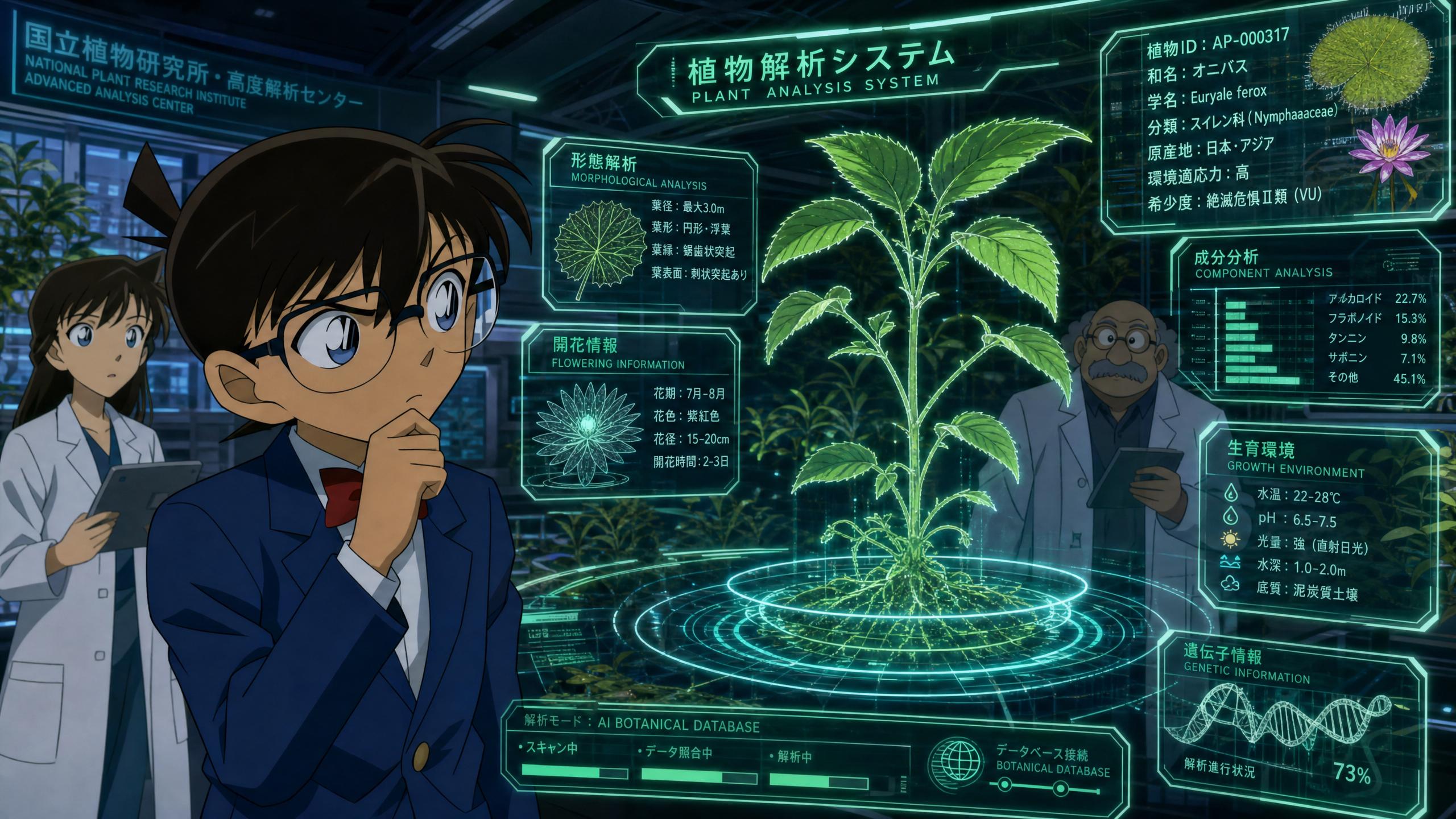抖音揭秘AI植物分析系统